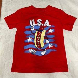 Toddler/Kids USA Hotdog/Cartoon Shirt